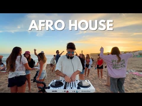 Playing Afro House on the Beach
